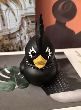 Duckieville Duck撒旦鸭朋克鸭死亡摇滚鸭瓦伦蒂娜夫人鸭杀马特鸭
