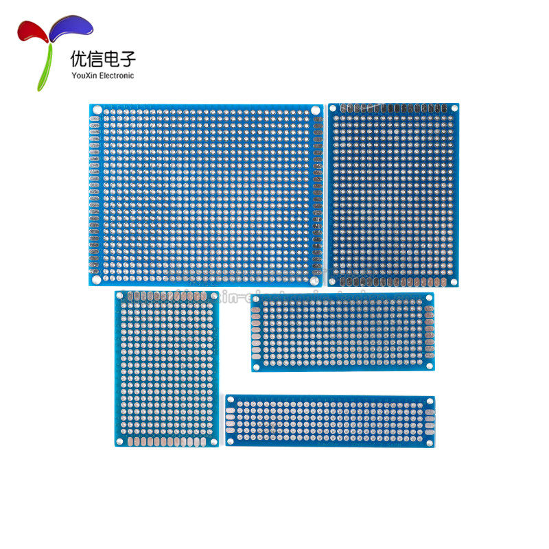 PCB电路板 2*8 3*7 4*6 5*7 7*9CM双面喷锡蓝油万能板1.6厚实验板,淘宝优惠券,粉丝福利购,淘宝优惠卷