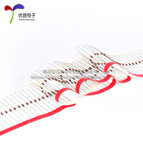 原装正品 1N4744A DO-41 15V/1W 直插稳压二极管（10只） - 图1