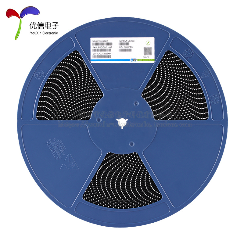 原装正品 US3MC SMC(DO-214AB) 1000V 3A 超快速整流器二极管 - 图0