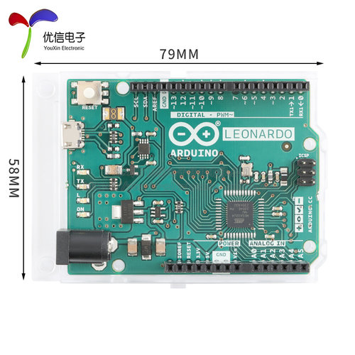 原装ARDUINO LEONARDO WITH HEADERS A000057 ATmega32u4开发板 - 图3