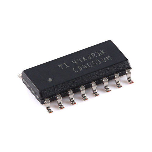原装正品 CD4051BM96  SOIC-16 CMOS单路8通道模拟多路复用器芯片 - 图0