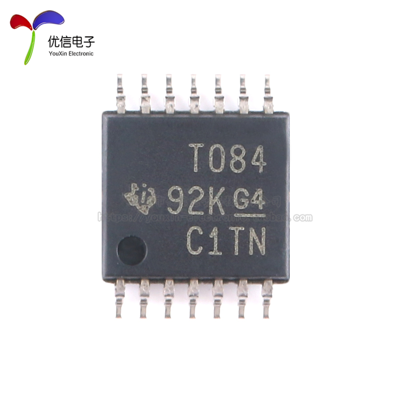 原装正品 TL084CPWR TSSOP-14 四路高压摆率JFET运算放大器芯片 - 图0