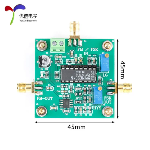 NE564FM Демодуляционное модуль FM/FSK Демодуляции. Обработка сигнала модуля может решить регулируемую частоту волны 10 мл.