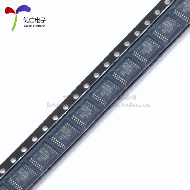 原装正品 74HC4052PW,118 TSSOP-16 双路4通道模拟多路复用器芯片 - 图2