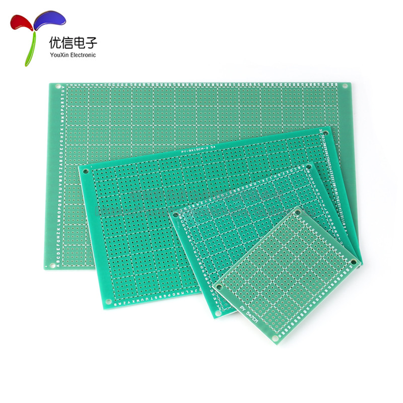 PCB电路板 单面喷锡板 玻纤万能板 绿油环氧板 5*7*9*15 12*18 - 图1