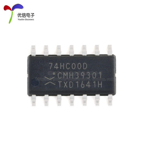 原装正品 74HC00D,653 SOIC-14 四路2输入与非门 贴片逻辑芯片 - 图0