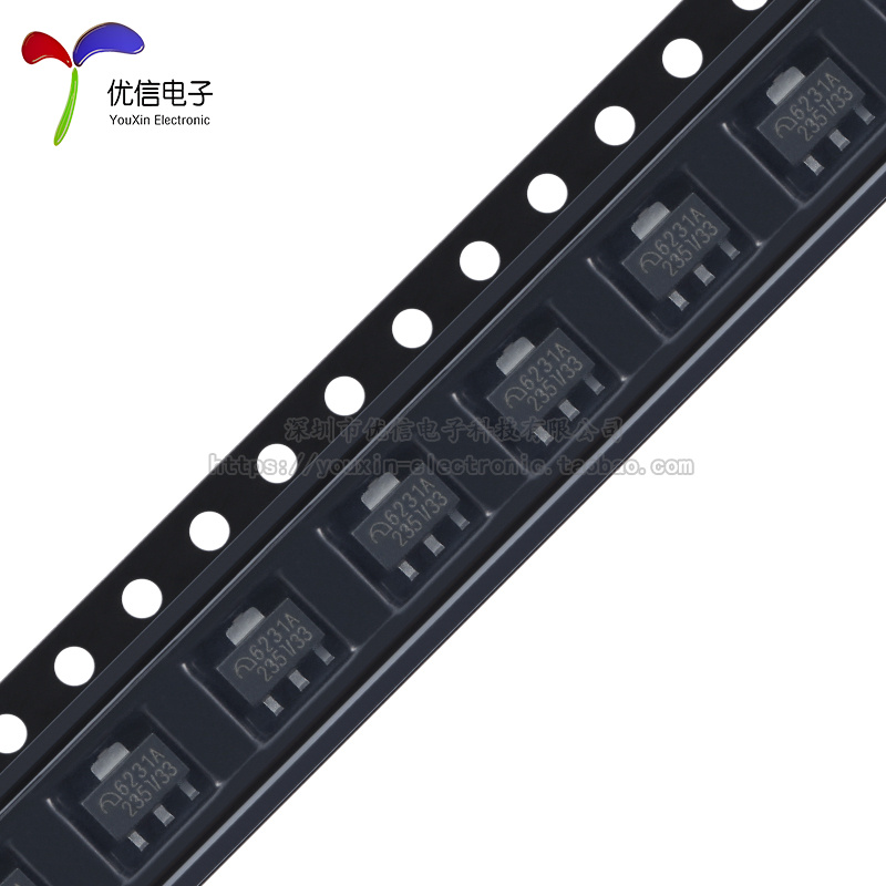 原装ME6231A33PG SOT-89-3 3.3V 低功率高精度PSRR LDO线性稳压器 - 图3