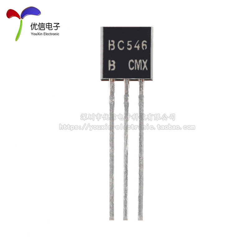 原装正品 BC546 TO-92 65V 100mA NPN晶体管三极管（20只） - 图2