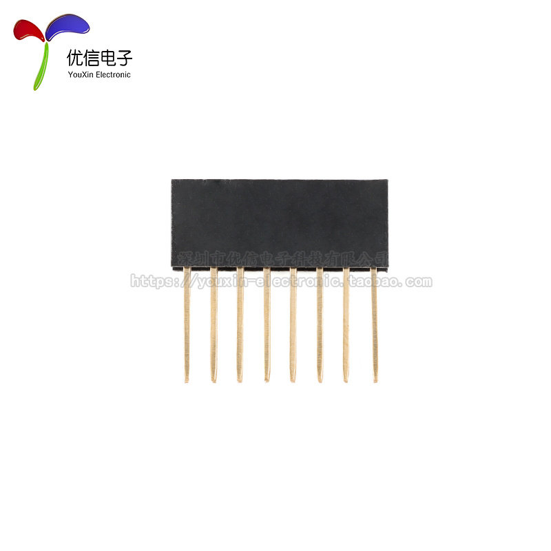 2.54mm间距2*2/3/4/5/6/8/10-40P双排加长脚排母排针插座11mm针长,淘宝优惠券,粉丝福利购,淘宝优惠卷