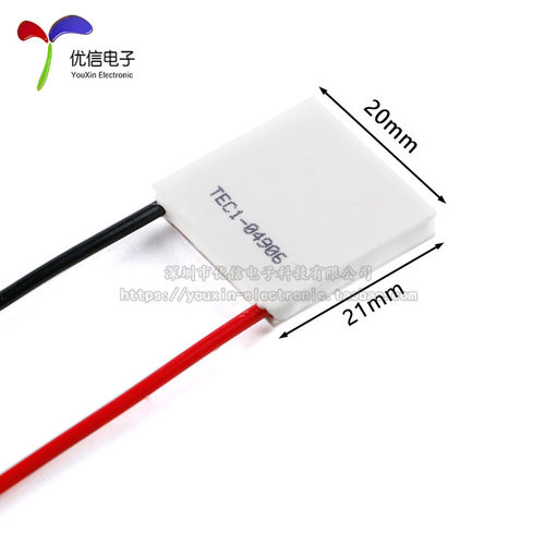 TEC1-04901/2/3/5/6半导体制冷片小功率5V/1A/5W锂电池便携制冷器 - 图2