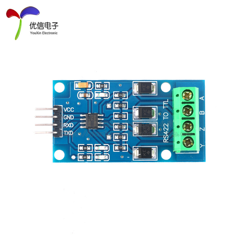 RS422互转TTL双向信号 全双工422转单片机MAX490转TTL模块 - 图2