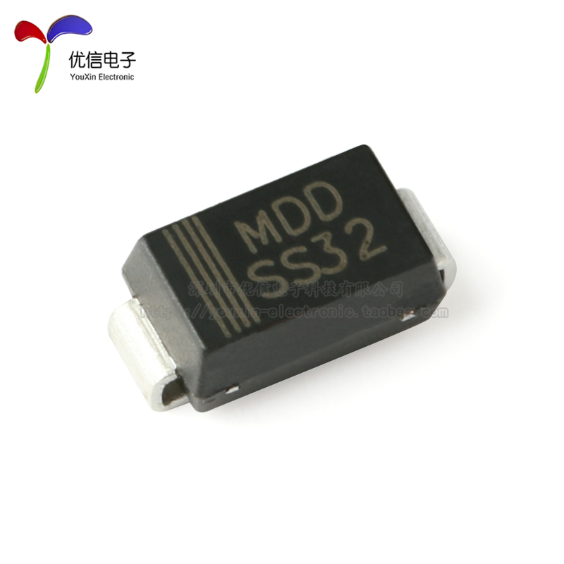 原装正品 SS32 SMA(DO-214AC) 20V3A贴片肖特基二极管整流器 10只 - 图0