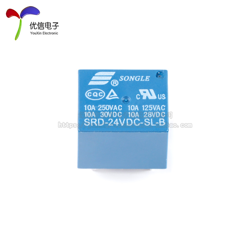 全新原装 松乐继电器 SRD-05V/12V/24VDC-SL-B 4脚 一组常闭 - 图1