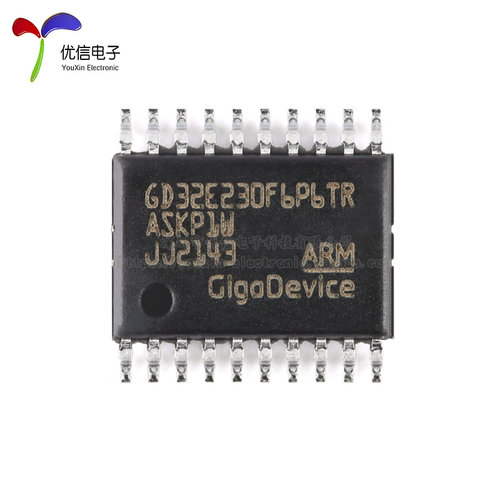 原装GD32E230F6P6TR TSSOP-20 ARM Cortex-M23 32位微控制器-MC - 图1