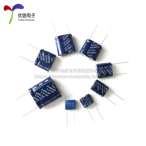 法拉电容 5.5V 0.22F 0.47/1/1.5/2/4/5/10F 组合型 超级电容器 - 图0