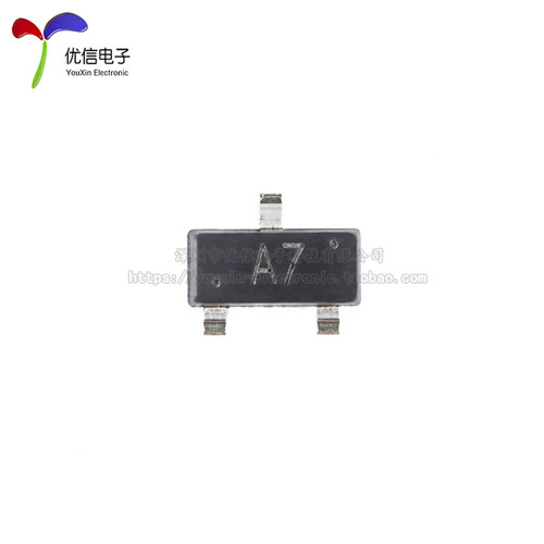 原装正品 UMW BAV99 A7 SOT-23 70V/200mA 贴片开关二极管 (20只) - 图2