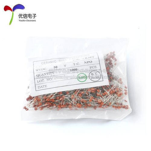 直插瓷片电容器10pF20pF22pF30pF33pF47pF100pF1nF2.2nF10nF100nF - 图3