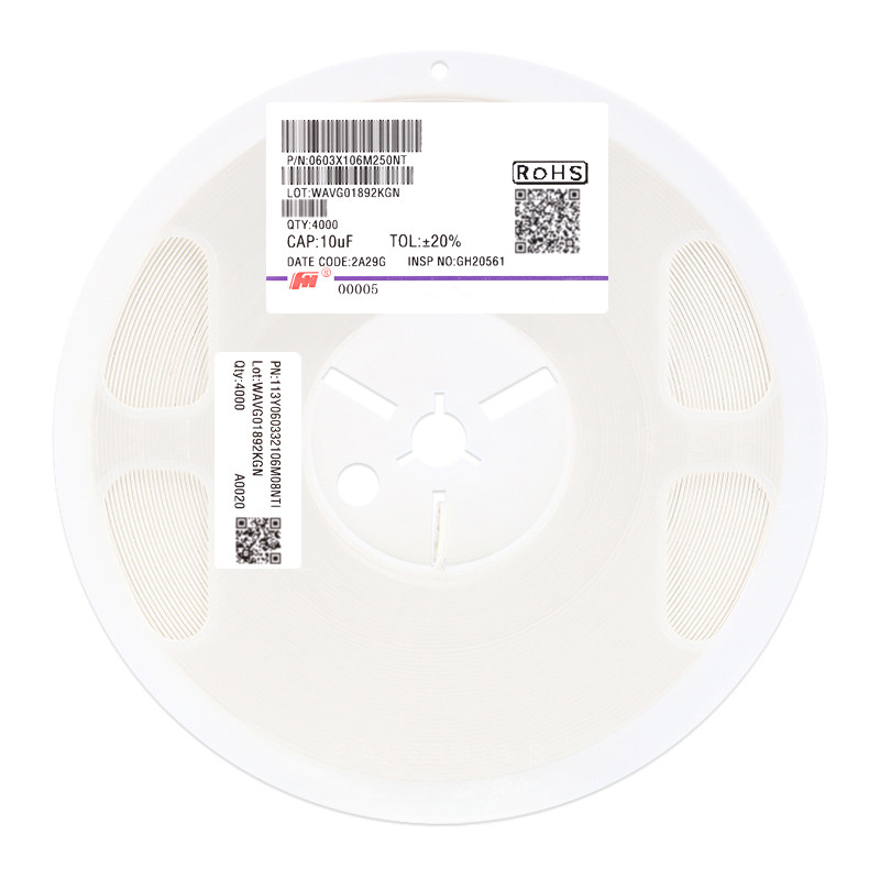 全新原装0603贴片电容 10uF(106) ±20% 25V X5R 0603X106M250NT,淘宝优惠券,粉丝福利购,淘宝优惠卷