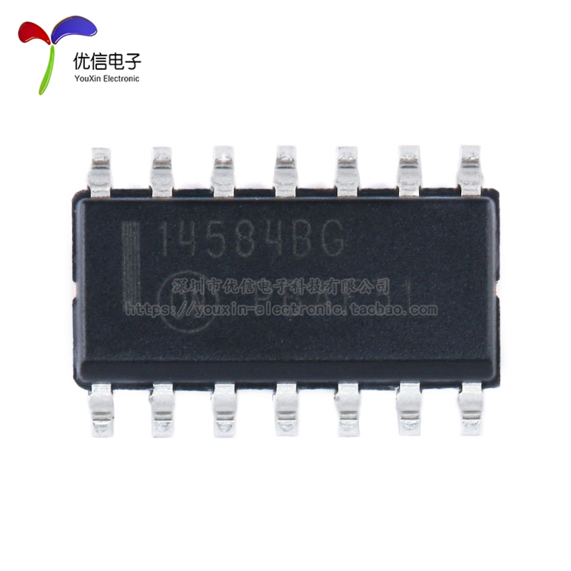 原装正品 贴片 MC14584BDR2G SOIC-14 逻辑芯片 反相器 - 图0