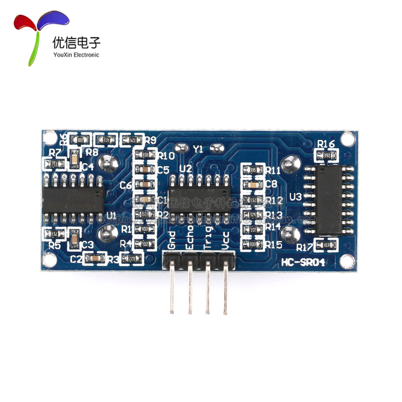 【优信电子】超声波测距模块 超声波模块 HC-SR04 超声波传感器 - 图1