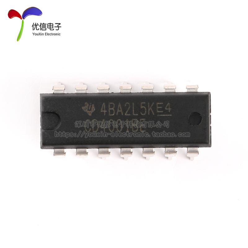 原装正品 直插 CD4001BE DIP-14 四2输入端或非门 逻辑芯片 - 图0