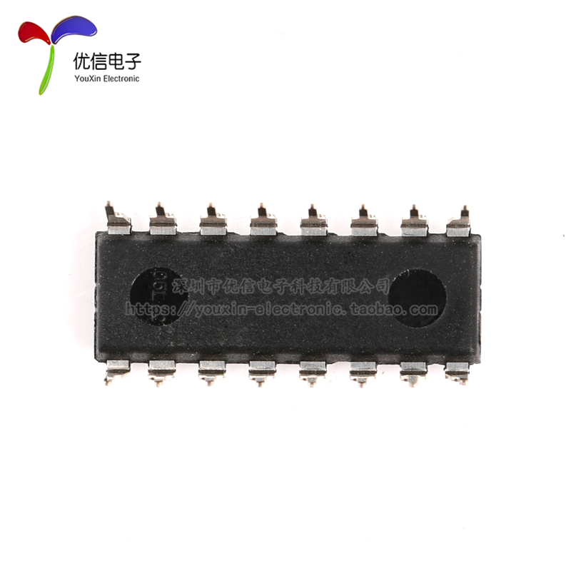 原装正品 直插 SN74HC595N 逻辑芯片 - 寄存器 DIP-16 - 图1