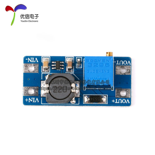 【优信电子】2A升压板 DC-DC升压模块 输入2/24V升5/9/12/28V可调 - 图1