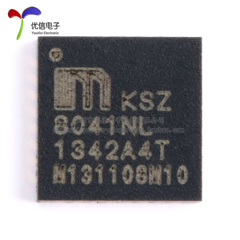 原装正品KSZ8041NL-TR QFN-32 10BASE-T/100BASE以太网收发器芯片 - 图0