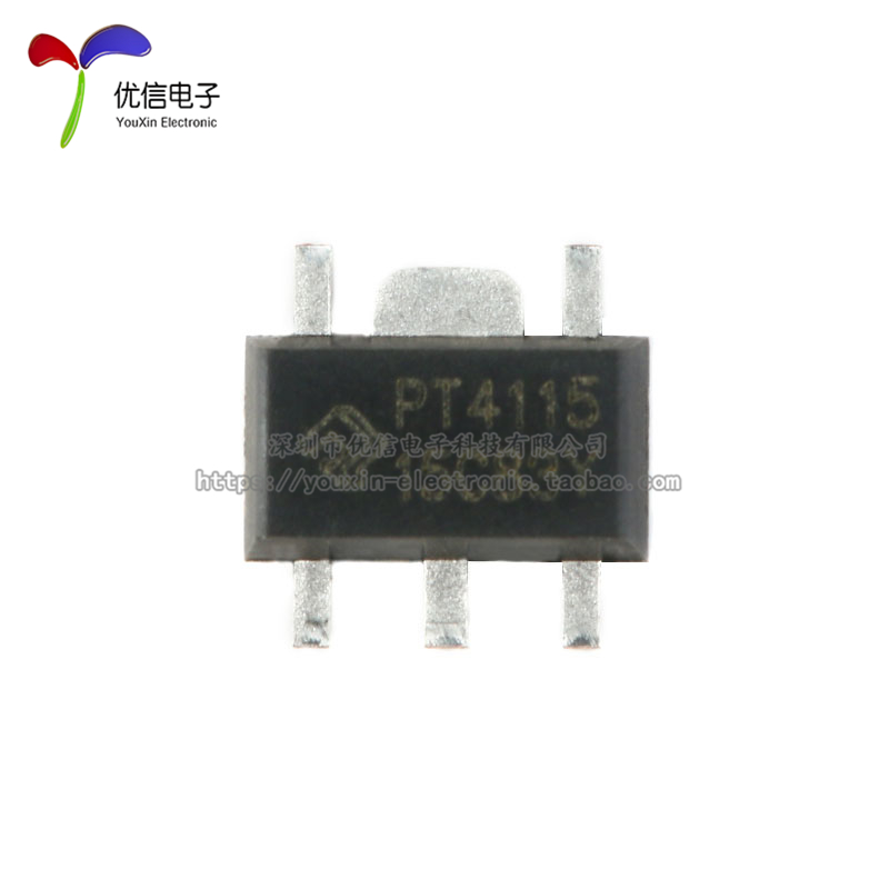 原装正品 PT4115B89E SOT-89 30V1.2A高调光比LED恒流驱动器芯片 - 图1