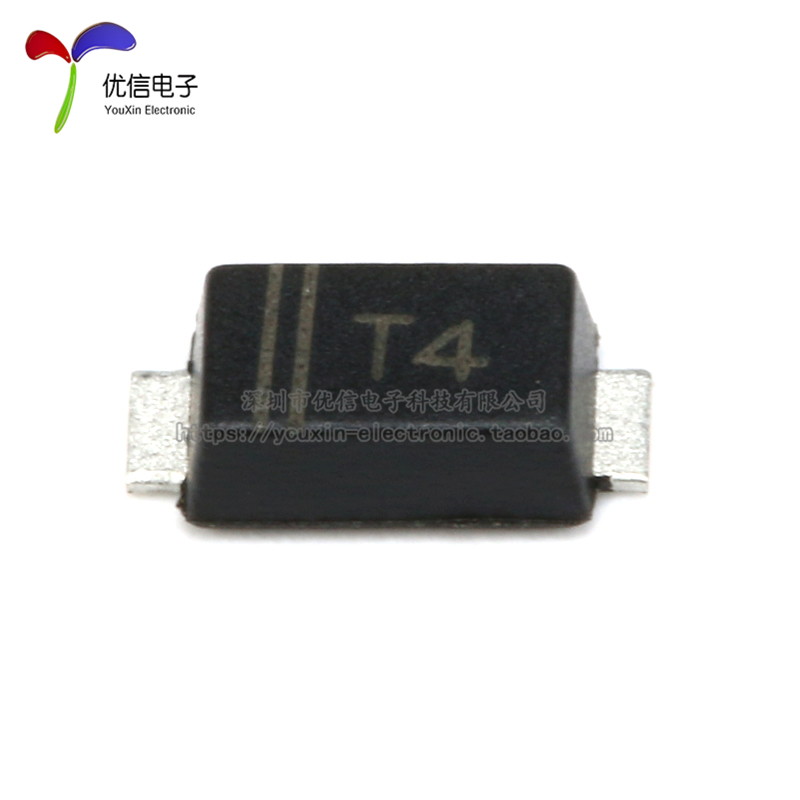 贴片 1N4148W 1206/SOD-123 丝印T4 150MA 75V开关二极管(10只) - 图0