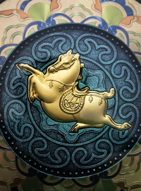 西安文创唐马足金装饰品