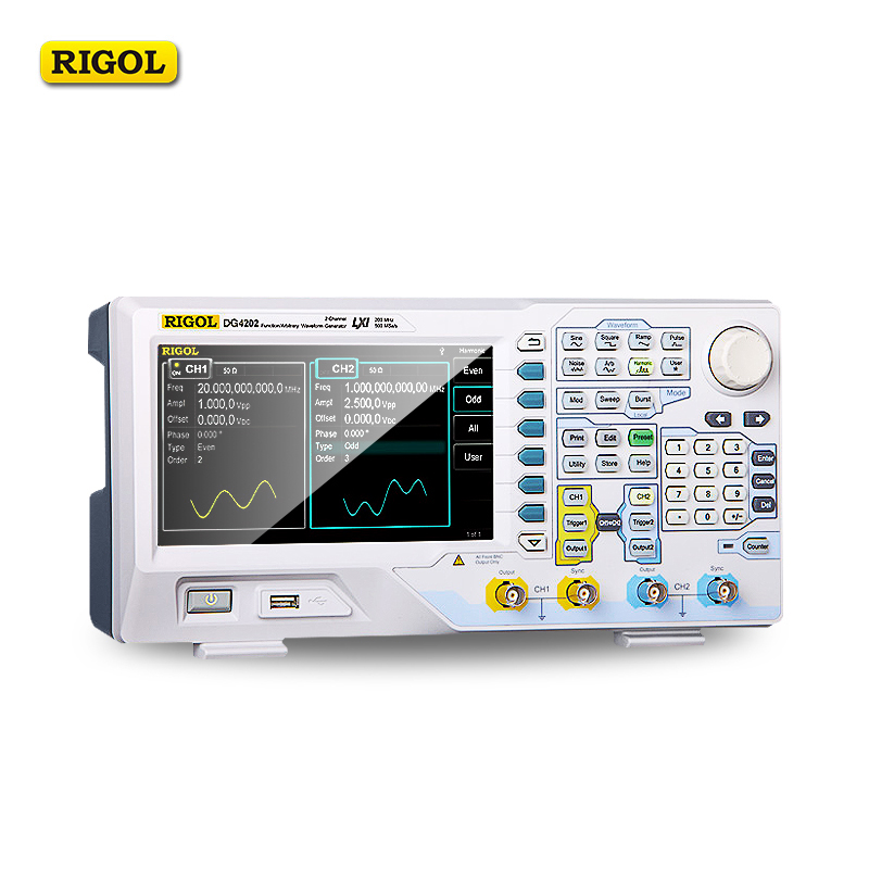 RIGOL普源函数任意波形发生器DG4062/DG4162/DG4202/DG4102信号源