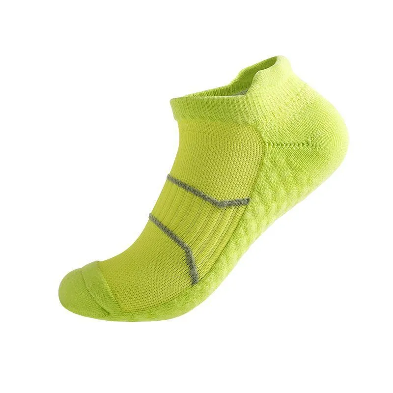 毛巾底袜子男士运动棉短袜女夏季防臭吸汗透气加厚专业跑步 - 图3