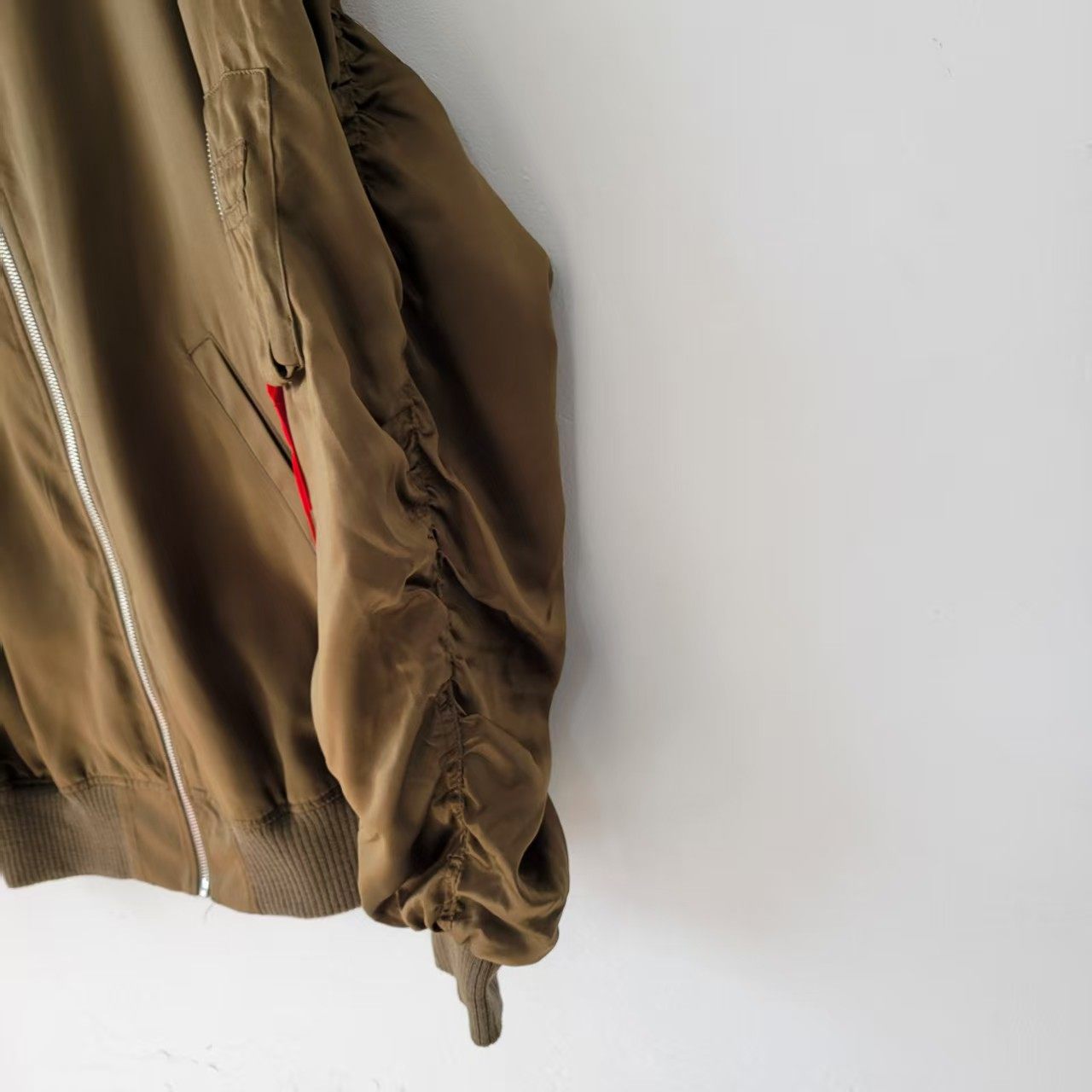 日单春秋季美式复古风飞行员夹克女宽松立领拉链棒球服棉服外套女,淘宝优惠券,粉丝福利购,淘宝优惠卷