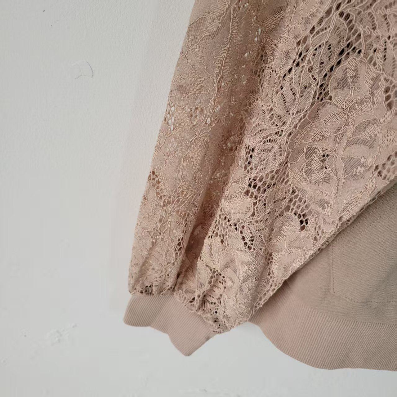 日单春秋季高级感蕾丝连帽卫衣女韩版显瘦宽松长袖套头休闲女上衣,淘宝优惠券,粉丝福利购,淘宝优惠卷