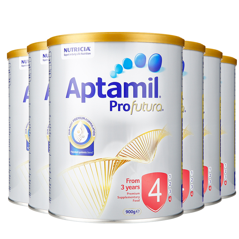 ChemistWarehouse海外旗舰店Aptamil/爱他美新西兰婴儿奶粉白金版4段900g6罐装澳洲进口牛奶粉1