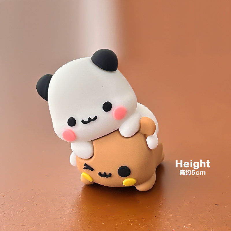 214情人节蛋糕装饰卡通可爱情侣软胶小熊小兔线条狗kt猫摆件插件,淘宝优惠券,粉丝福利购,淘宝优惠卷