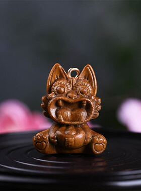 凹凸工艺大理丽江可爱瓦猫吊坠