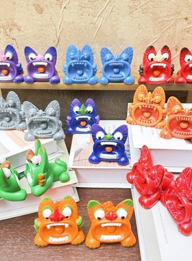 云南瓦猫伴手礼招财镇宅树脂摆件