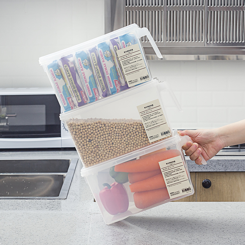 冰箱收纳盒透明带盖水果蔬菜肉类冷冻保鲜盒抽屉式食品级储物神器
