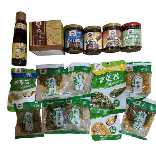 金菜地礼盒【酱+茶干+小菜+麻油】净含量2.08kg马鞍山特产 - 图2