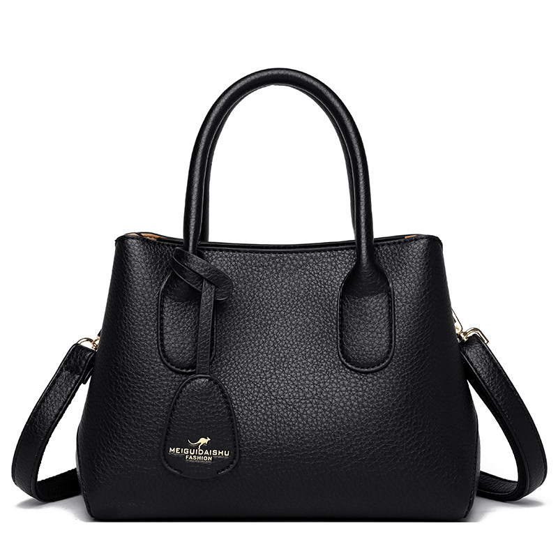 袋鼠专柜女包大气简约女士手提包2026新款中年送婆婆妈妈包真皮包,淘宝优惠券,粉丝福利购,淘宝优惠卷