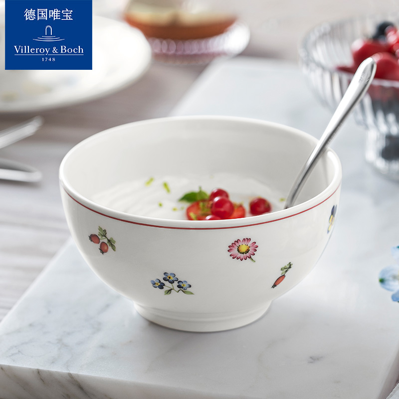 villeroyboch德国唯宝进口碗盘欧式盘子菜盘家用清新小花园多巴胺 - 图1