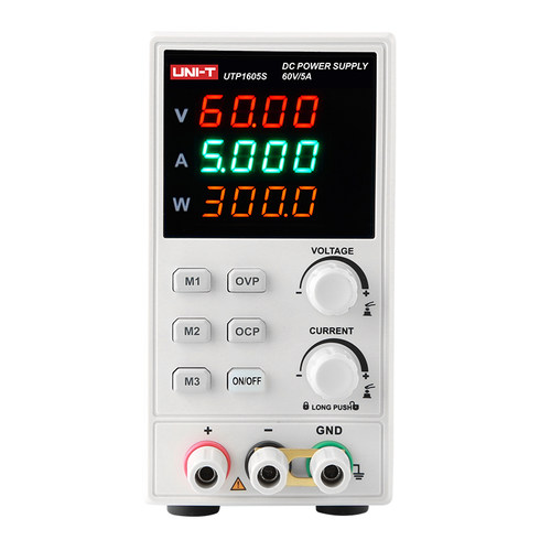 优利德UTP1605S高精度直流稳压电源手机电脑汽车维修60V/5A电源 - 图0