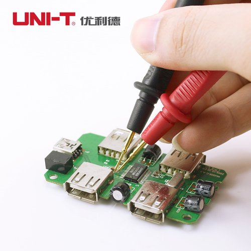 特细特尖镀金铜针表笔 数字万用万能表通用型表笔测试线 600V/10A - 图2
