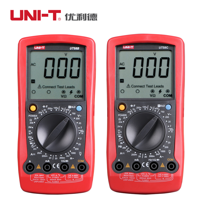 优利德ut58a / b/c/d/e unit优利德万用表