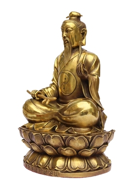 全铜杨公铜像工艺品杨筠松装饰品