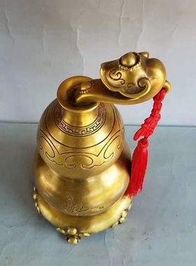 铜葫芦中式风办公室工艺品礼品