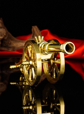 全铜中式大炮模型工艺品开业礼品